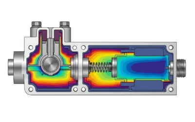 Pressure Drop in a Proportional Directional Valve