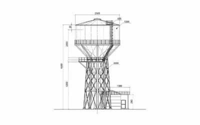Water Tower Sizing for a Pressurized Network